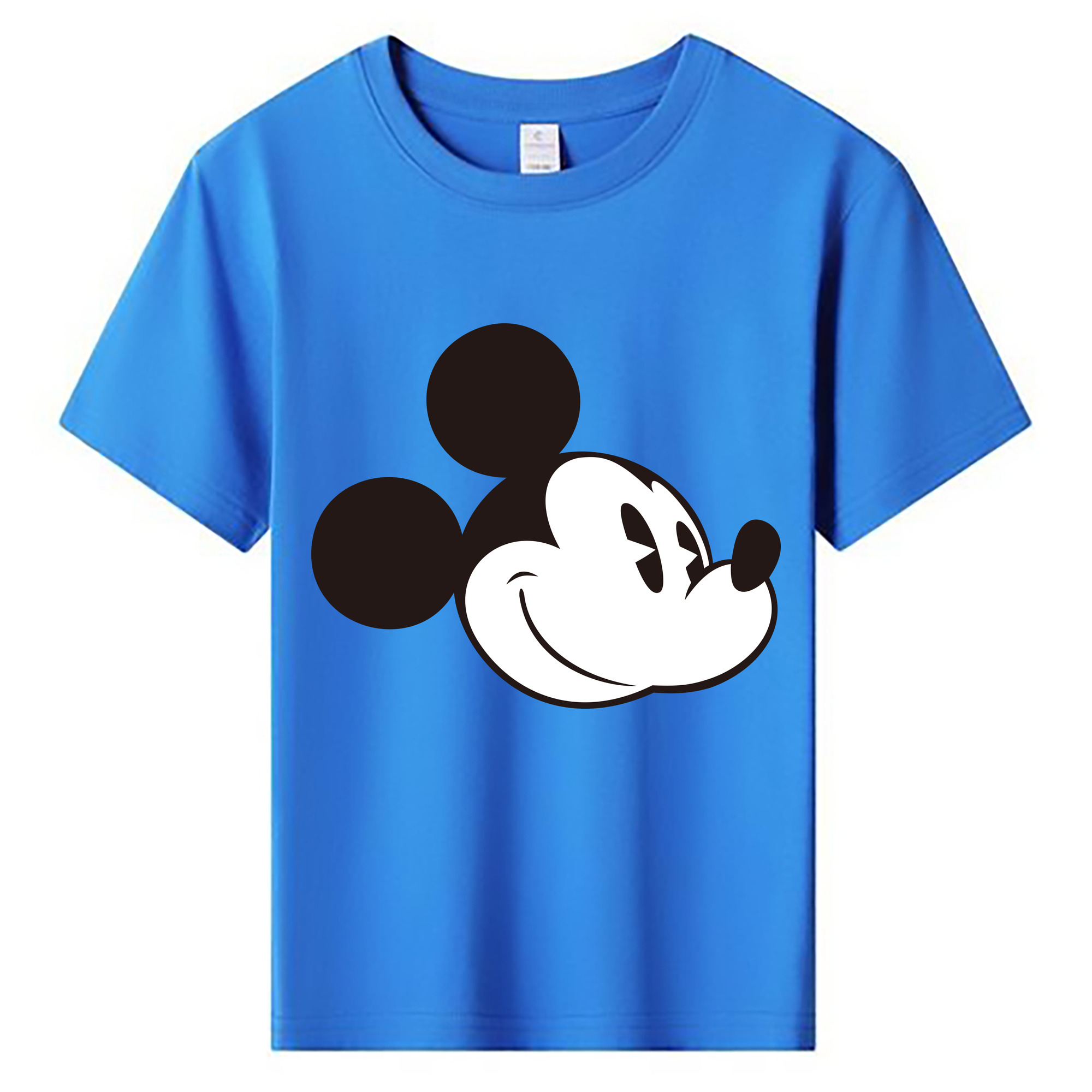 ミッキーマウス Mickey Mouse 綿100％キッズTシャツ（フロントプリント）